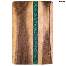 Πράσινη εποξειδική πλάκα από ξύλο ακακίας – DD563 - Sellzone.bg Πράσινη εποξειδική πλάκα από ξύλο ακακίας – DD563